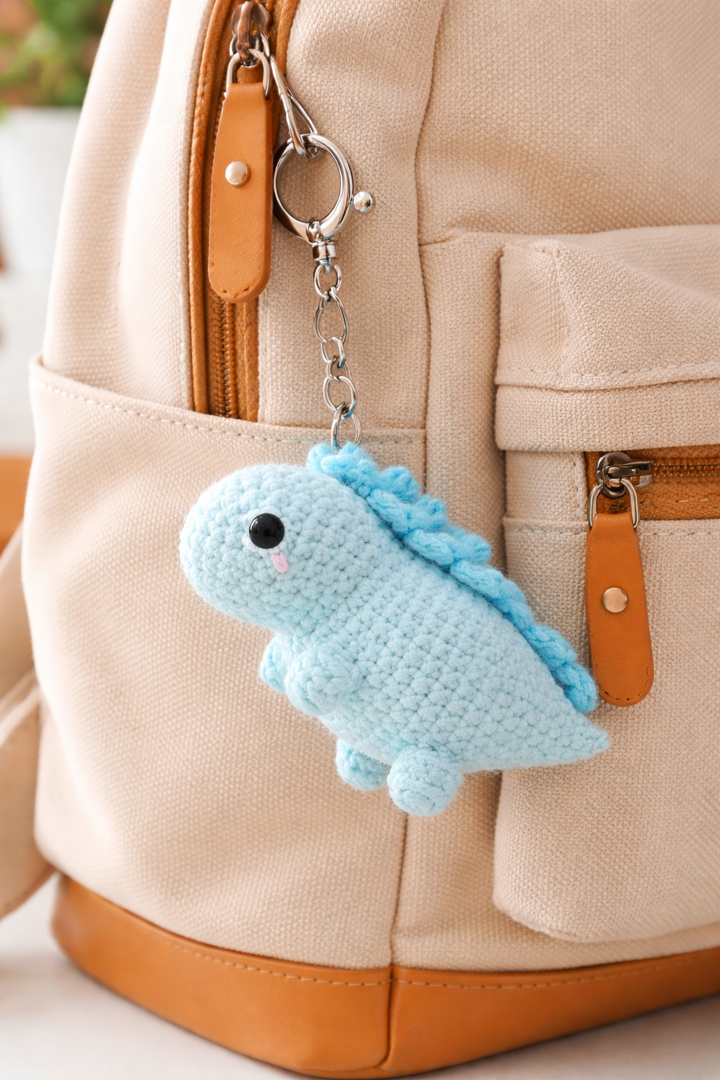 Kit Crochet Amigurumi Dinosaurio terminado - Artnova