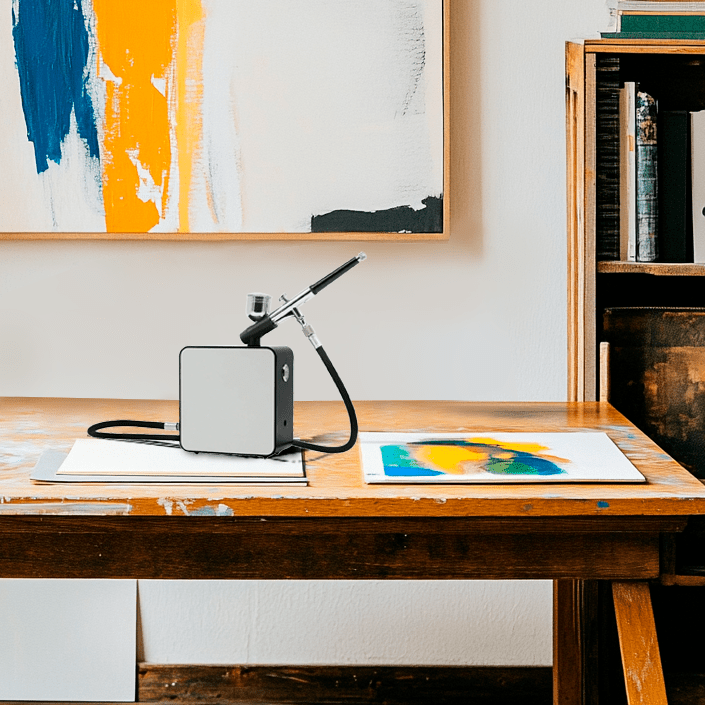 Kit Completo de Aerógrafo con Compresor - Artnova