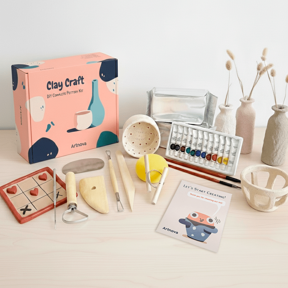 Kit Completo de Cerámica - DIY Todo Incluido - Artnova