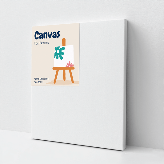 Lienzo Estirado de Algodón - 30x30cm - Artnova